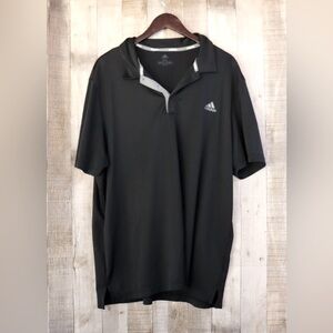 Adidas black golf polo shirt - 2XL